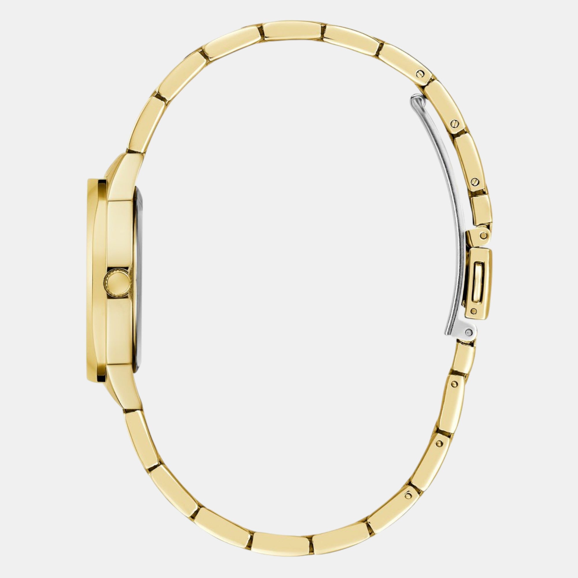 Guess Stainless Steel Round watch