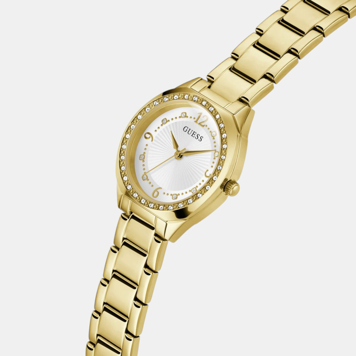Guess Women Round White watch