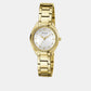 Dress Women Quartz White Dial Analog Stainless Steel Watch GW0767L2