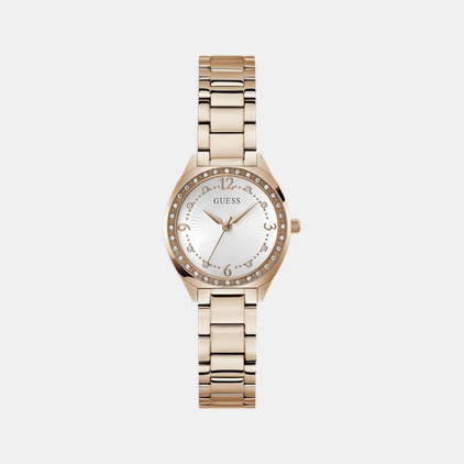 Guess Round White Analog watch