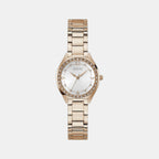 Charlotte Women Quartz White Dial Analog Stainless Steel Watch GW0767L3