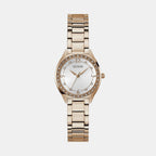 Gd Charlotte Women Quartz White Dial Analog Stainless Steel GW0767L3