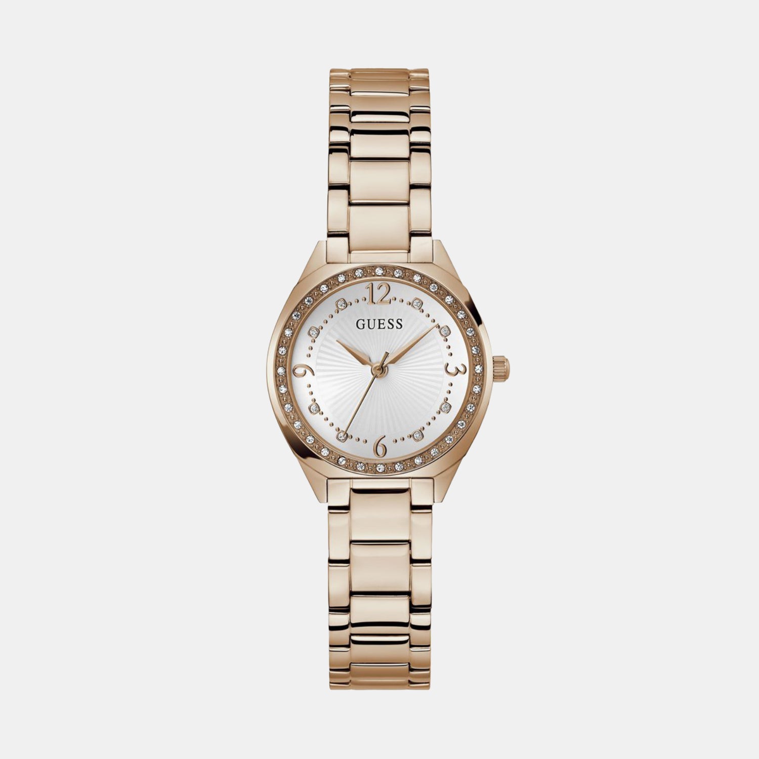 Gd Charlotte Women Quartz White Dial Analog Stainless Steel GW0767L3
