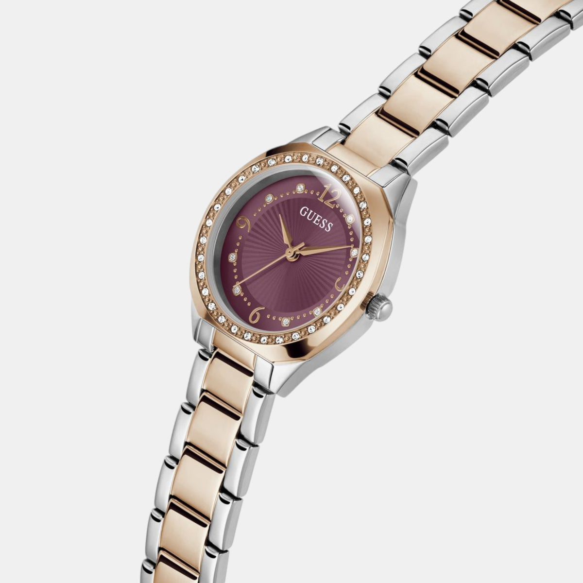 Guess Stainless Steel Round watch
