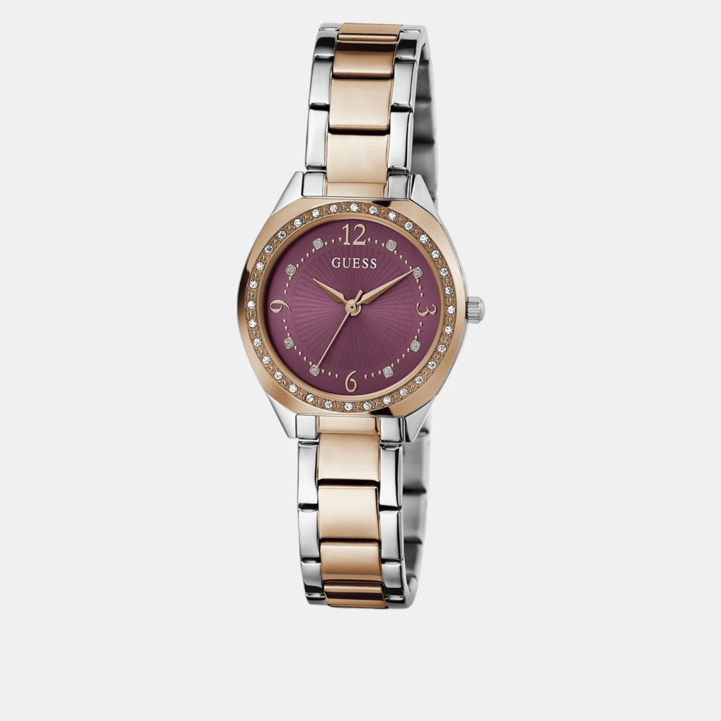 Guess Women Round Purple watch