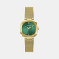 Dress Women Quartz Green Dial Analog Mesh Watch GW0768L2