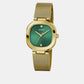 Dress Women Quartz Green Dial Analog Mesh Watch GW0768L2