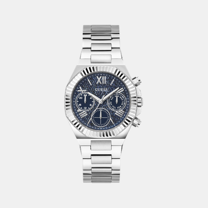 Guess Round Blue Chronograph watch