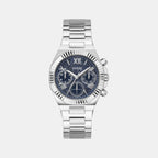 Guess Dress Women Quartz Blue Dial Chronograph Stainless Steel Watch GW0769L1