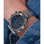 Guess Dress Women Quartz Blue Dial Chronograph Stainless Steel Watch GW0769L1