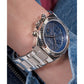 Dress Women Quartz Blue Dial Chronograph Recycled Steel Watch GW0769L1