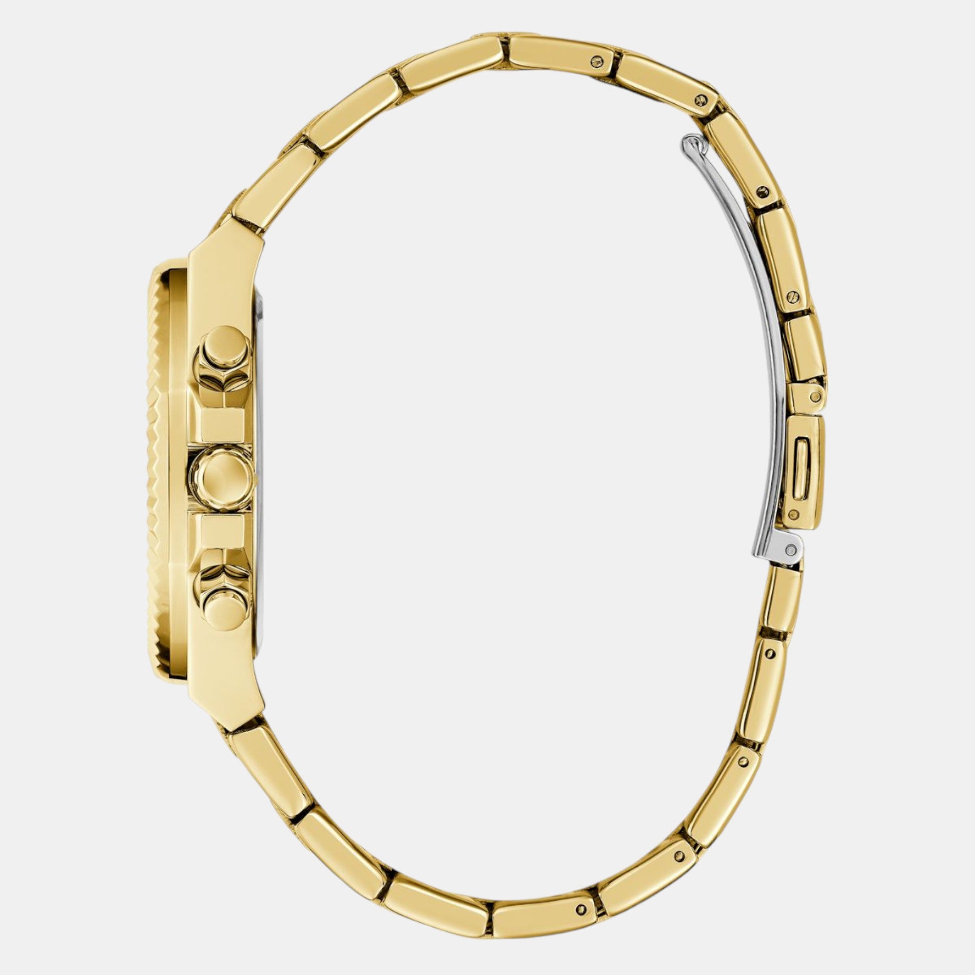 Guess Stainless Steel Round watch