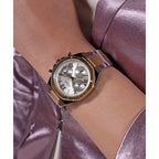 Equality Women Quartz Silver Dial Chronograph Stainless Steel Watch GW0769L3