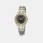 Gd Desire Women Quartz Black Dial Analog Stainless Steel GW0770L4