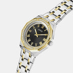 Gd Desire Women Quartz Black Dial Analog Stainless Steel GW0770L4