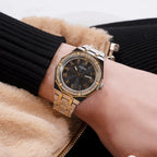 Gd Desire Women Quartz Black Dial Analog Stainless Steel GW0770L4