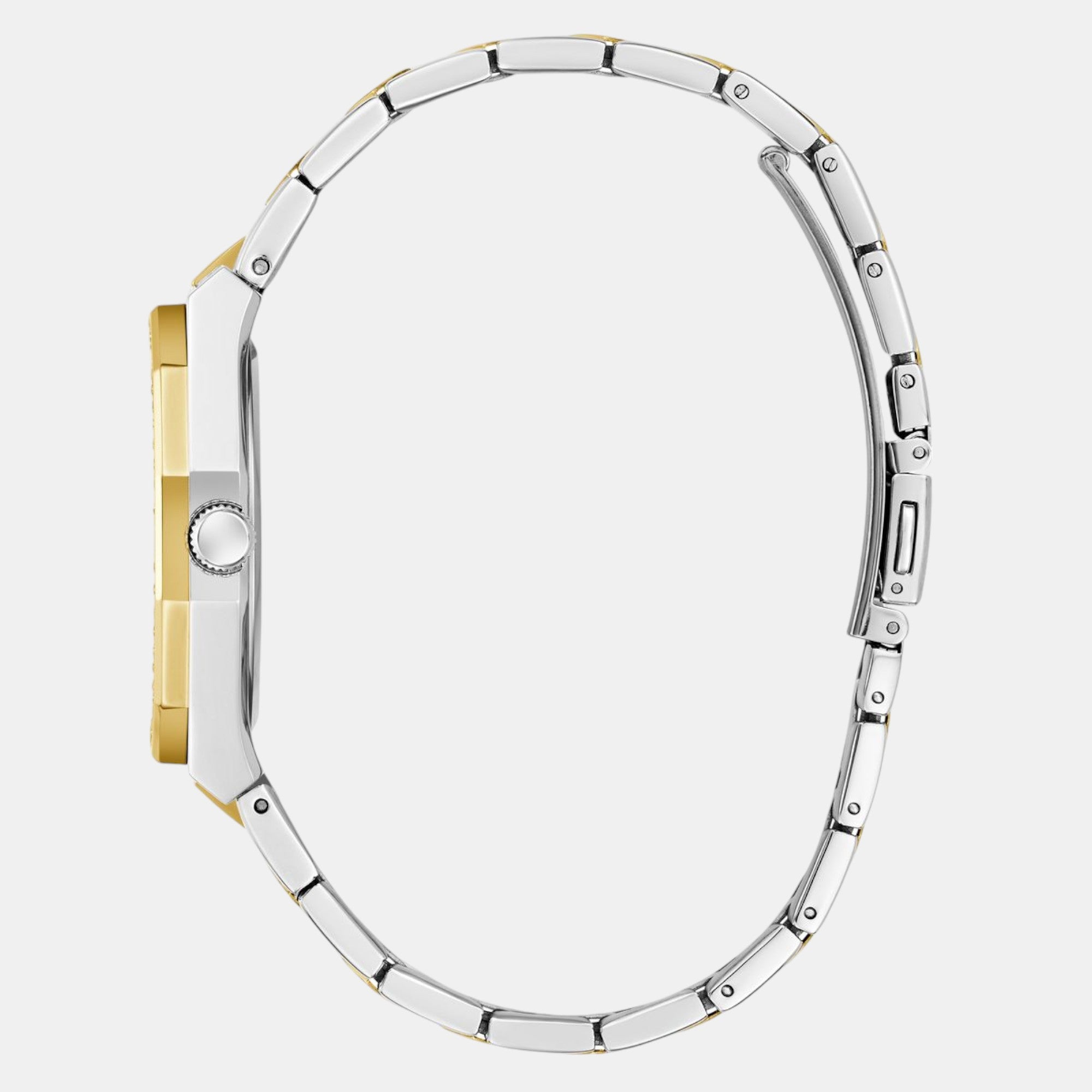 Guess Stainless Steel Round watch