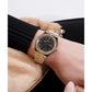 Dress Women Quartz Black Dial Analog Stainless Steel Watch GW0770L4