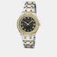 Dress Women Quartz Black Dial Analog Stainless Steel Watch GW0770L4