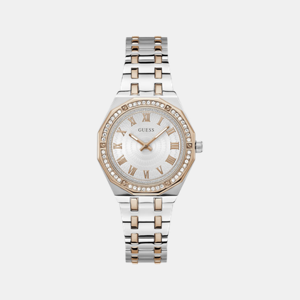 Guess Round White Analog watch