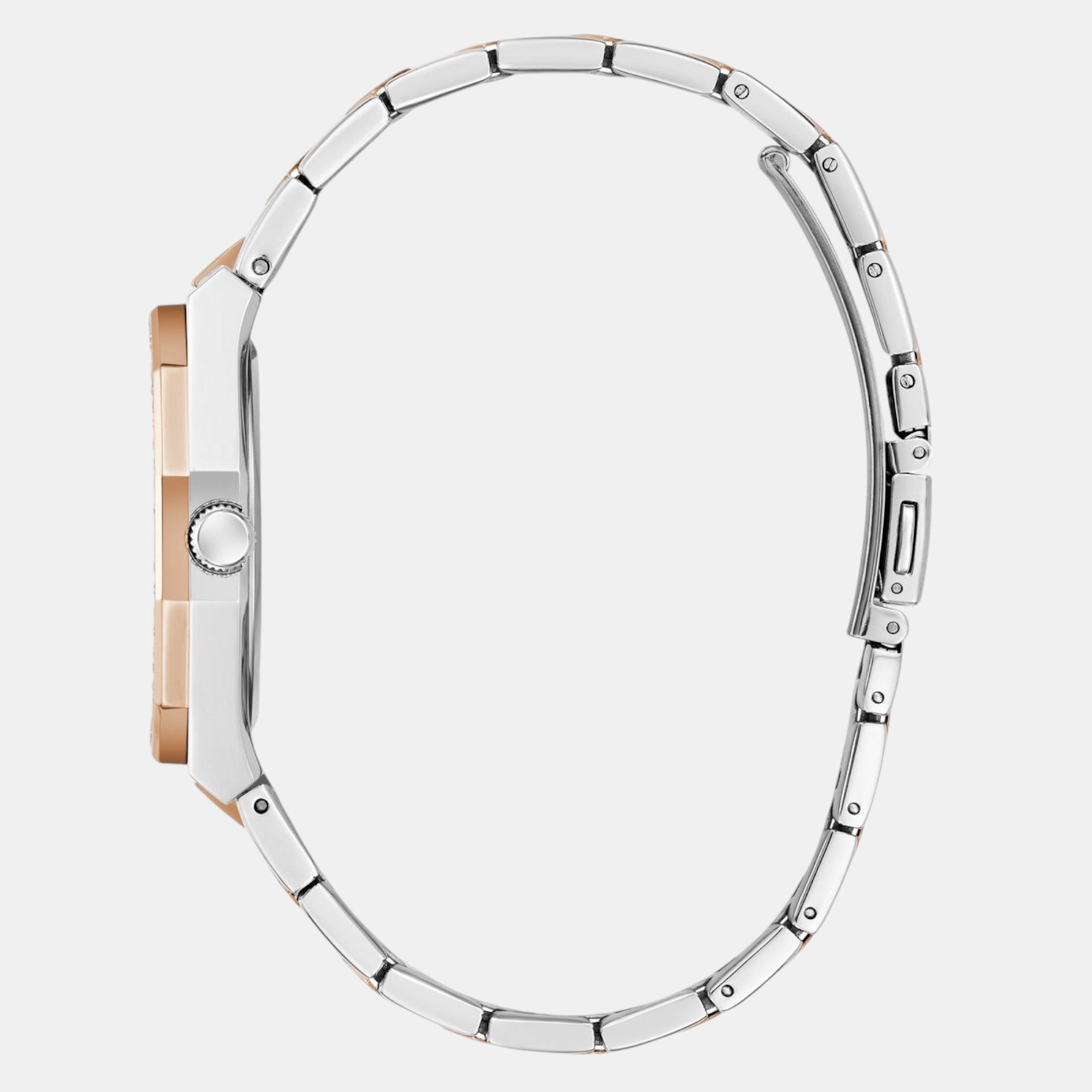 Guess Stainless Steel Round watch