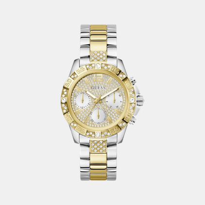 Guess Round White Chronograph watch