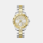 Guess Round White Chronograph watch