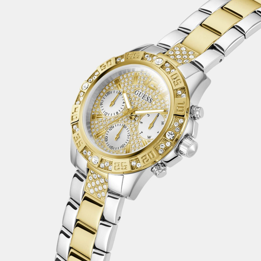Guess Women Round White watch