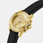 Gt Majesty Women Quartz Champagne Dial Analog Stainless Steel GW0772L5