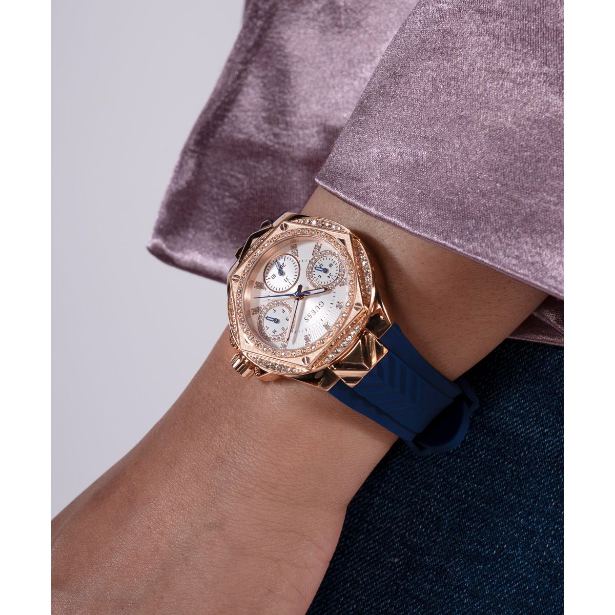 Guess Round Quartz Multi-Function Women watch