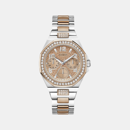 Guess Round Rose Gold Multi-Function watch