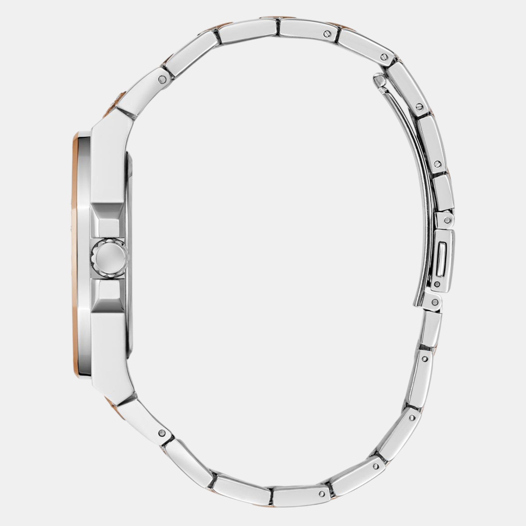 Guess Stainless Steel Round watch