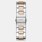 Trend Women Quartz Rose Gold Dial Multi-Function Recycled Steel Watch GW0777L3