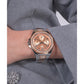 Trend Women Quartz Rose Gold Dial Multi-Function Recycled Steel Watch GW0777L3