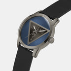 Guess Men Round Blue watch