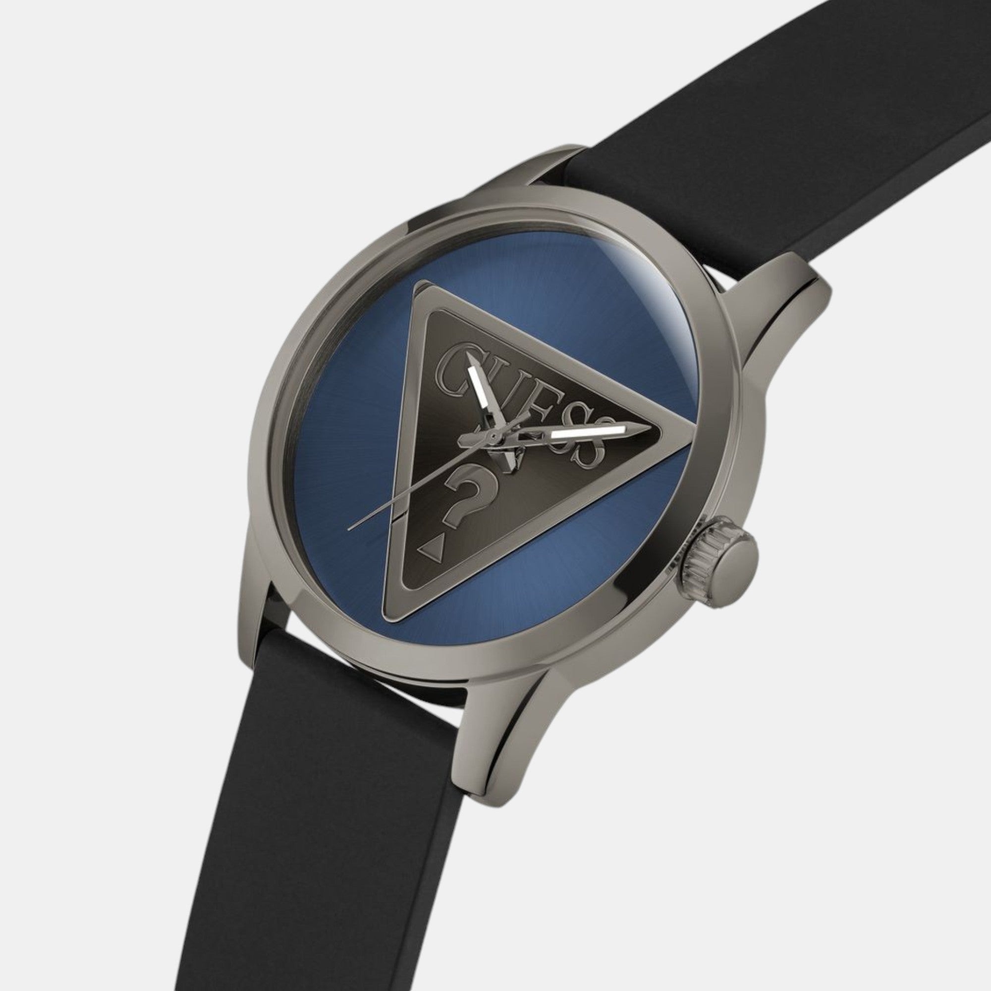 Guess Men Round Blue watch