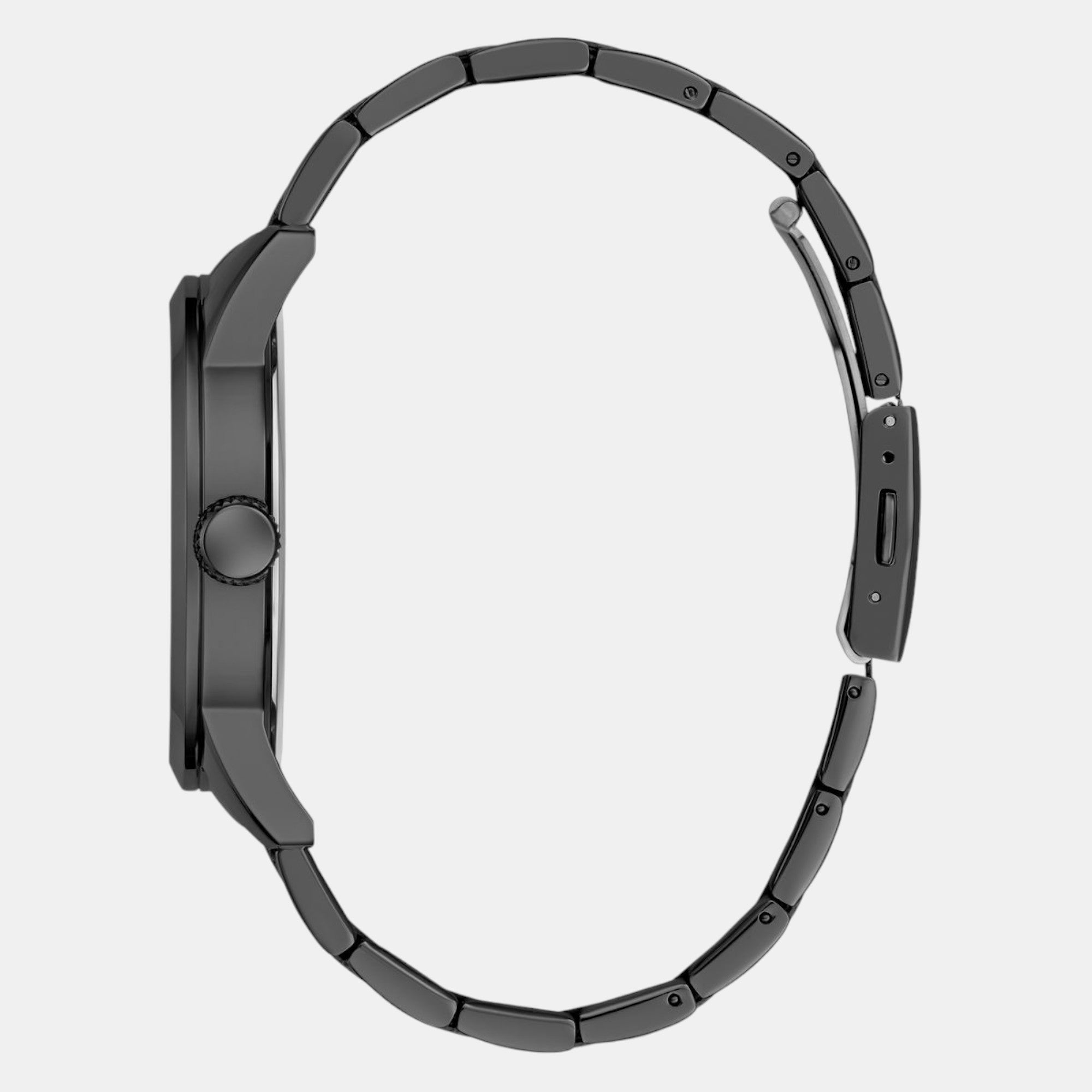 Guess Stainless Steel Round watch