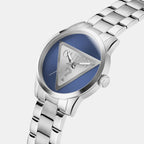 Guess Men Round Blue watch