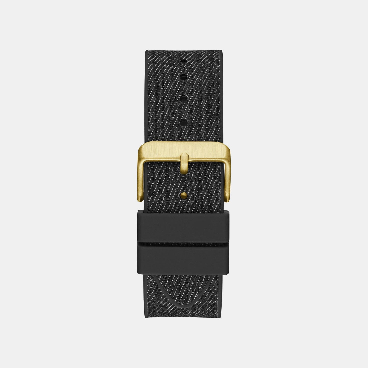 Dress Men Quartz Black Dial Multi-Function Silicone Watch GW0786G1