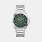 Dress Men Quartz Green Dial Analog Stainless Steel Watch GW0789G1