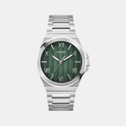 Guess Round Green Analog watch