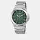 Dress Men Quartz Green Dial Analog Stainless Steel Watch GW0789G1