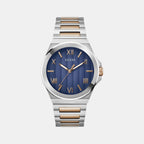 Gd Vinyl Men Quartz Blue Dial Analog Stainless Steel GW0789G4