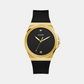 Dress Men Quartz Black Dial Analog Silicone Watch GW0790G1