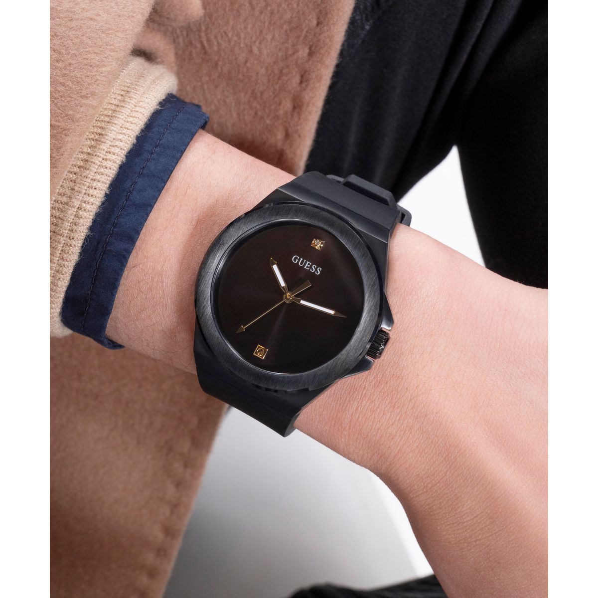 Guess 44 mm Black Quartz watch