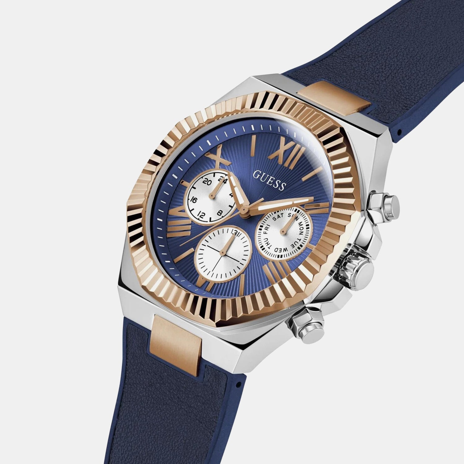 Gd Equity Men Quartz Blue Dial Analog Stainless Steel GW0791G2