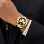 Guess Dress Men Quartz Black Dial Multi-Function Silicone Watch GW0791G3