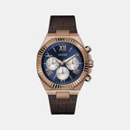 Equity Men Quartz Blue Dial Multi-Function Leather Watch GW0791G4