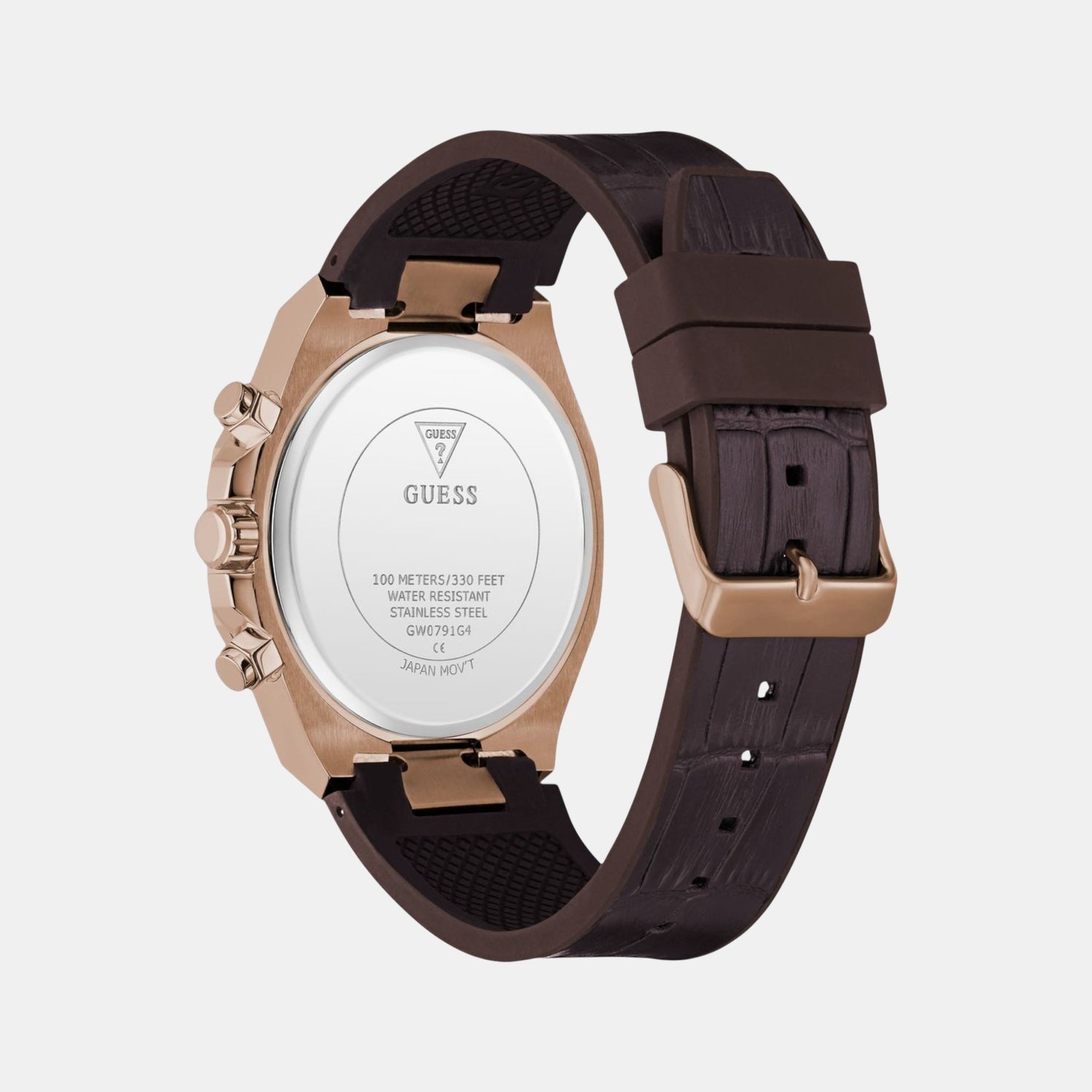 Equity Men Quartz Blue Dial Multi-Function Leather Watch GW0791G4