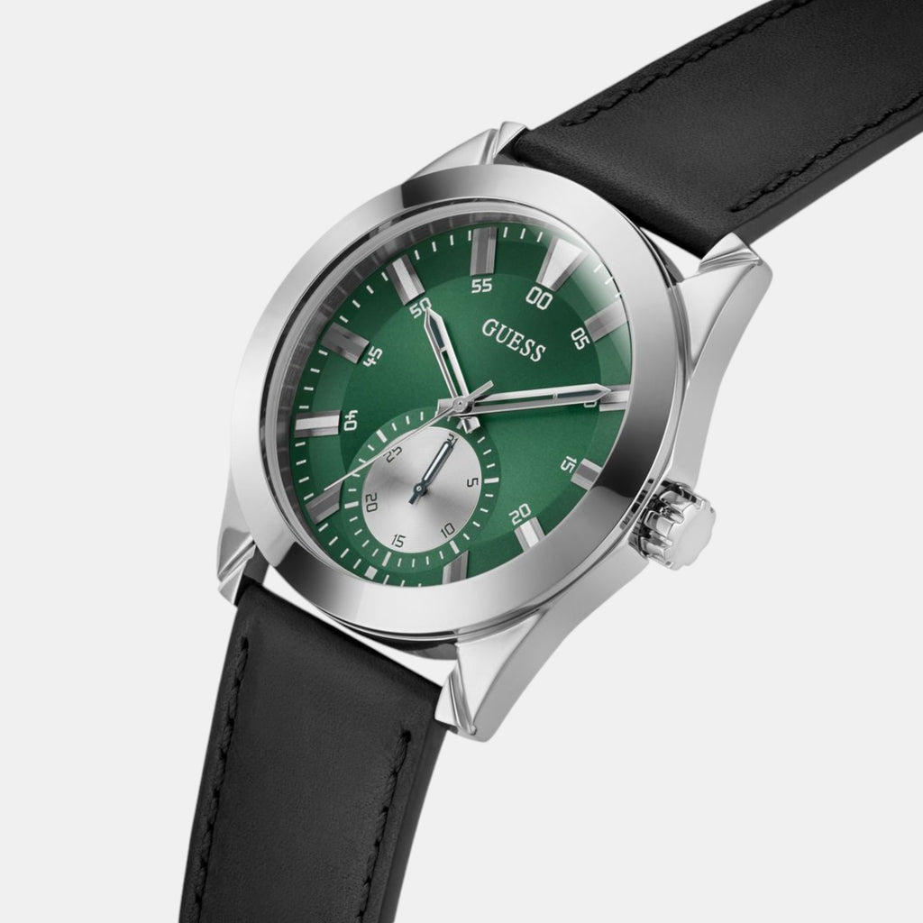 Guess Men Round Green watch